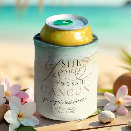 Latas Enfriador de lata para soltera | Playa Cancun acua