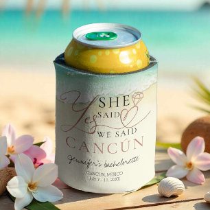 Latas Enfriador de lata para soltera Playa Cancun acua