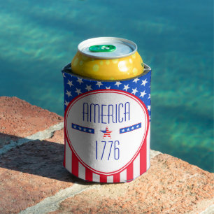 Latas Enfriador de lata patriota americano
