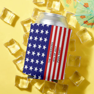Latas Enfriador de Lata Patriótico Personalizado Regalo 