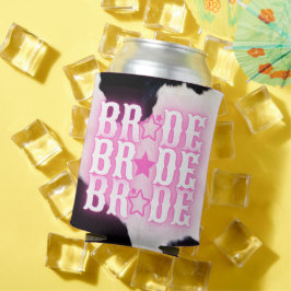 Latas Enfriador de Lata Personalizado Cowgirl Bride Howd