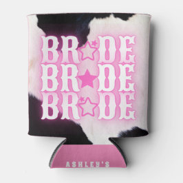 Latas Enfriador de Lata Personalizado Cowgirl Bride Howd