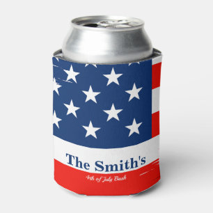 Latas Enfriador de lata personalizado de bandera america