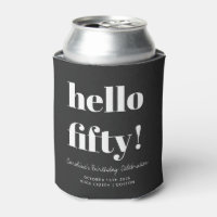 Enfriador de Lata Personalizado Negro Moderno Atre