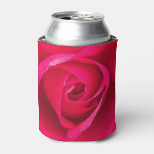 Latas Enfriador de Lata Rojo Rosa Romántico v2