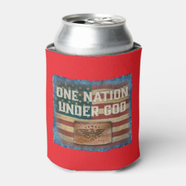 Latas Enfriador de Lata 'Una Nación Bajo Dios'