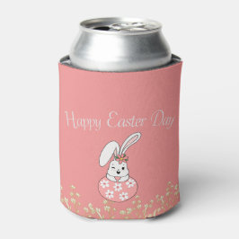 Latas Enfriador personalizado de Pascua rosa pastel