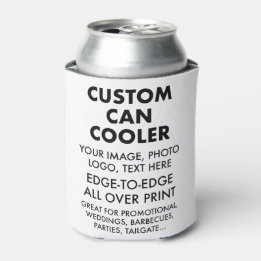 Latas Funda personalizada para enfriador de lata en blan