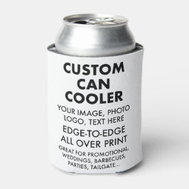 Latas Funda personalizada para enfriador de lata en blan