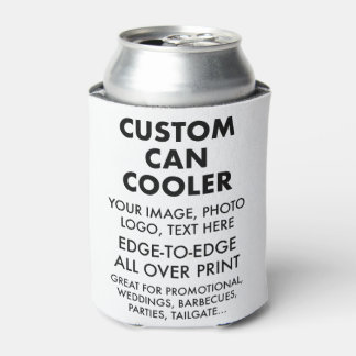 Latas Funda personalizada para enfriador de lata en blan