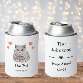 Latas Gato British Shorthair Favor de enfriador de lata 