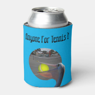 Latas Jugador de Tenis Pelícano Divertido, Enfriador de 