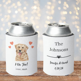 Latas Personalizado Perro Retriever Dorado Enfriador de