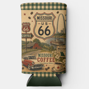 Latas Slim Enfriador de Coche Clásico de Café de Missouri