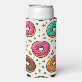 Latas Slim Enfriador de Lata/Botella de Espuma con Patrón de