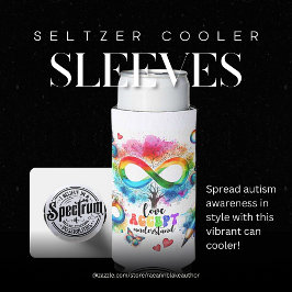 Latas Slim Enfriador de Lata de Seltzer para la Conciencia de