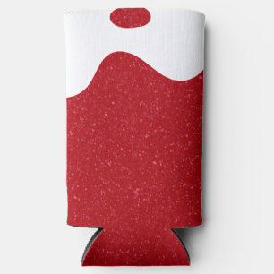 Latas Slim Enfriador de lata rojo y blanco personalizado con