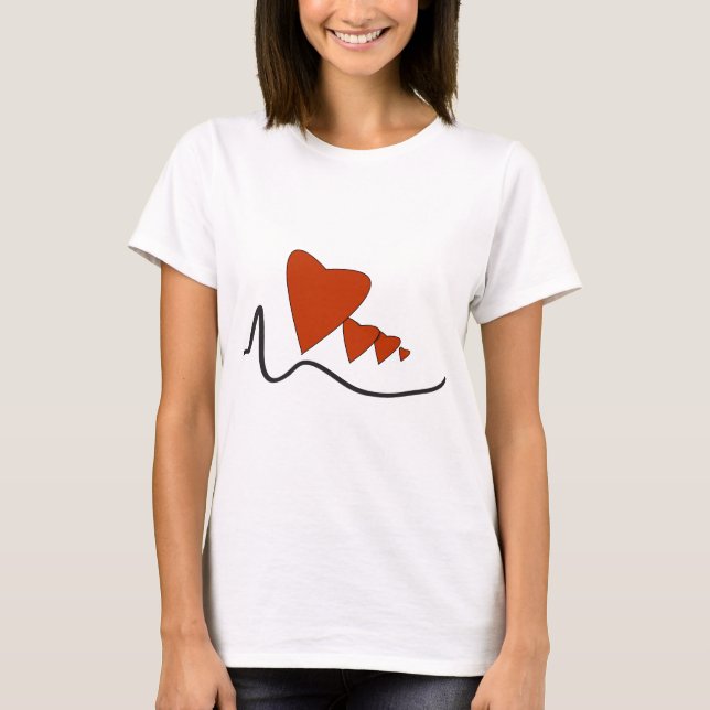 Latidos de corazón - camiseta (Anverso)