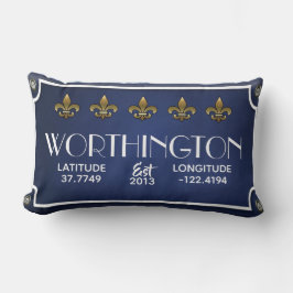 Latitud y almohada lumbar de longitud