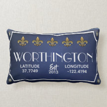 Latitud y almohada lumbar de longitud
