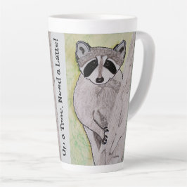 Latte ¡Arriba un árbol, necesita un latte! Taza de café 
