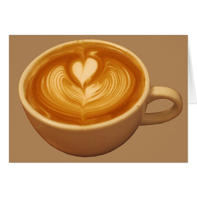 Latte Art Coffee Love (Anverso (Horizontal))