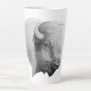 Latte Búfalo, taza de café