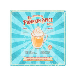 Latte de especias de calabaza veneciana - Poster d