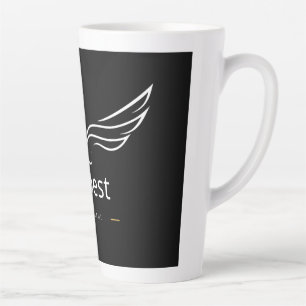 Latte Diseño de Taza de Café Super – Estilo Audaz y Hero