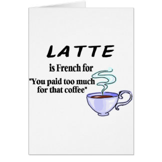 Latte Es Francés Para...