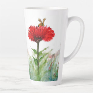 Latte "Irresistible". Gran taza de café con leche a ma