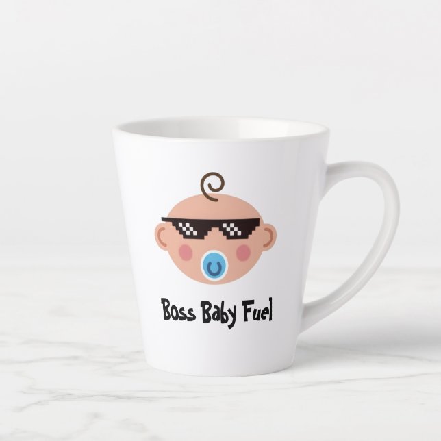 Latte Jefe de la vida de matón Taza de café (Derecha)