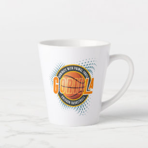 Latte La fuerza primordial del básquetbol   Taza de café