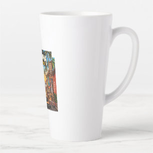 Latte Mercado de Pulgas de Anjuna - Taza de café Goa Vib