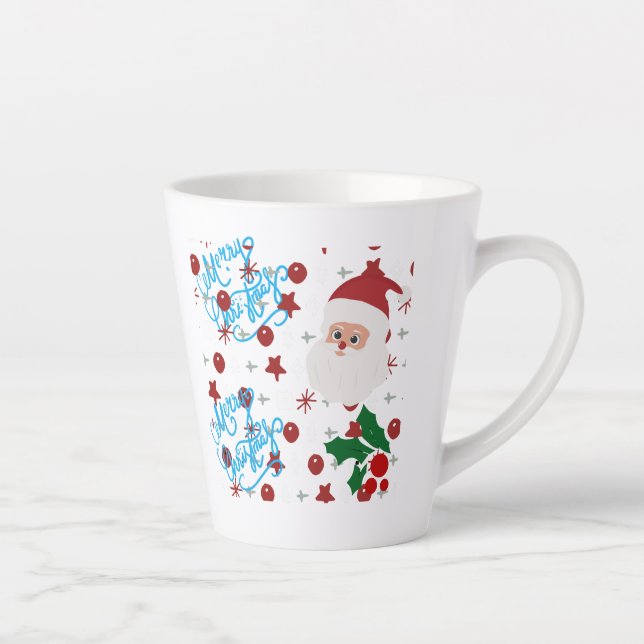 Latte Navidades festivos taza de café con vibraciones de (Derecha)