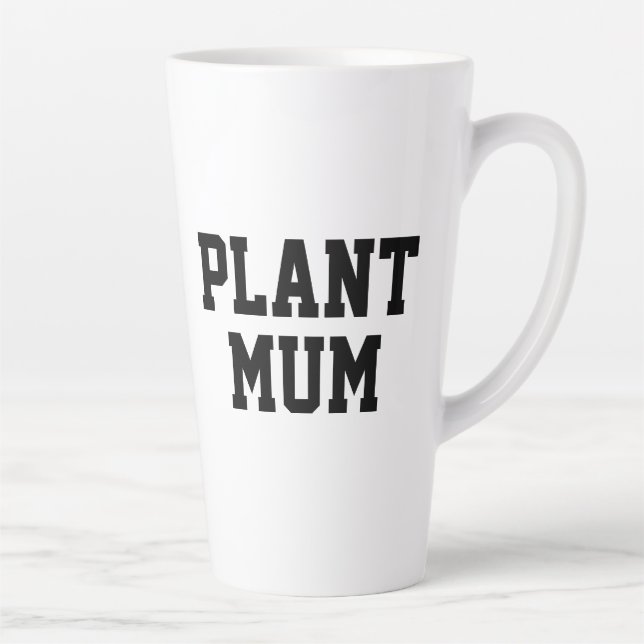 Latte Planta mamá taza de café (Derecha)