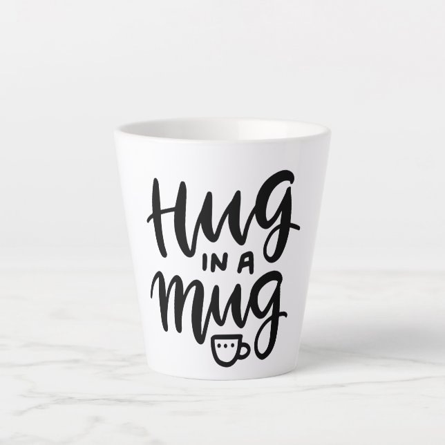 Latte Taza de café acogedora y reconfortante (Anverso)