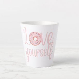 Latte Taza de café Ama a ti mismo
