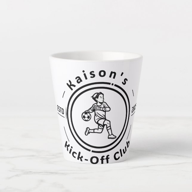 Latte Taza de café con leche Kaison Kick-Off (Anverso)