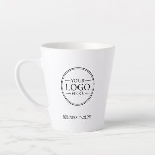 Latte Taza de café con logotipo empresarial personalizad