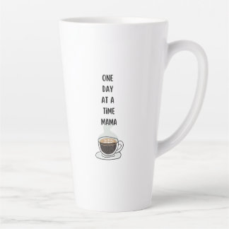 Latte Taza de café con motivación diaria