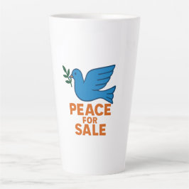 Latte Taza De Café Con Tema De Paz ,Taza De Viajero