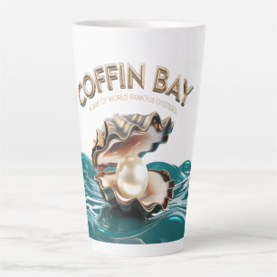Latte Taza de café conmemorativa de ostras de Coffin Bay