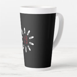 Latte Taza de café CORONA 19 HOAX