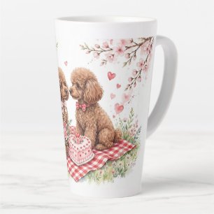 Latte Taza de café de caniche lindo – Taza para amante d