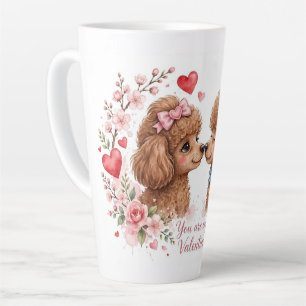 Latte Taza de café de caniche lindo – Taza para amantes