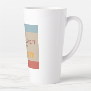 Latte taza de café de fútbol americano
