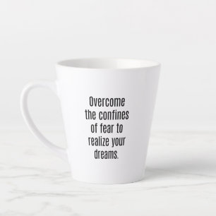 Latte Taza de café de 'Haz realidad tus sueños'