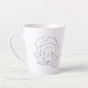 Latte Taza de café de Labrador Retriever lindo, Mamá per