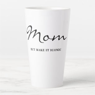 Latte Taza de café de mamá divertida genial y emblemátic